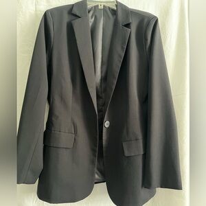 NWOT Cicy Bell Women’s Casual Blazer Open Front Long Sleeve in Black size Large